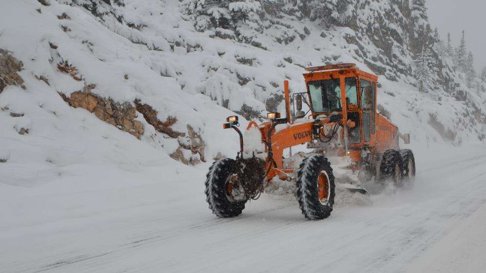 Konya’ya açılan Alacabel geçidi beyaza büründü! 25 santim kar var 5